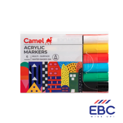 CAMEL Acrylic Marker 6 Shades 3.0mm